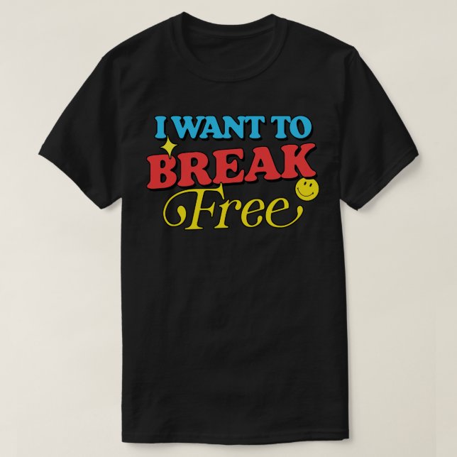 Jag vill avbryta gratis t shirt (Design framsida)