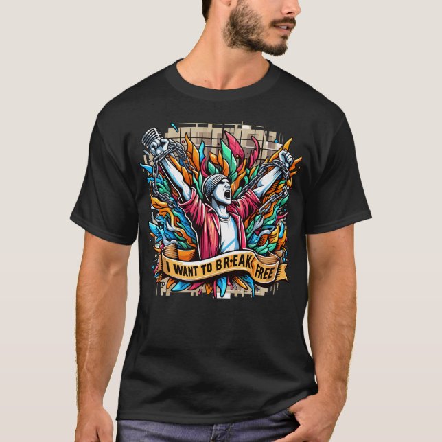Jag vill avbryta gratis t shirt (Framsida)