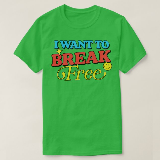 Jag vill avbryta gratis t shirt (Design framsida)