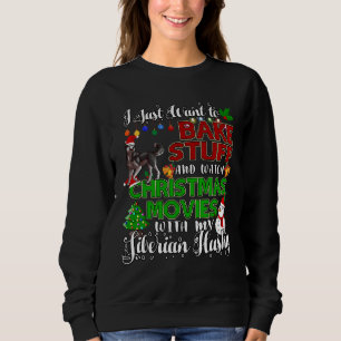 Jag vill bake Saker och titta på jul Sibirien T Shirt