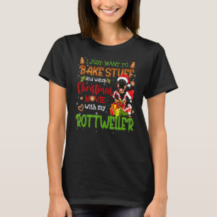 Jag vill bake Saker & Watch Julafton Movie Rottwei T Shirt