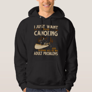 Jag vill bara åka kanot och ignorera all min rekla hoodie