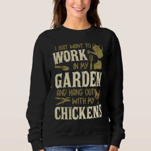 Jag Vill Bara Arbeta I Min Trädgård Och Umgås Med T Shirt