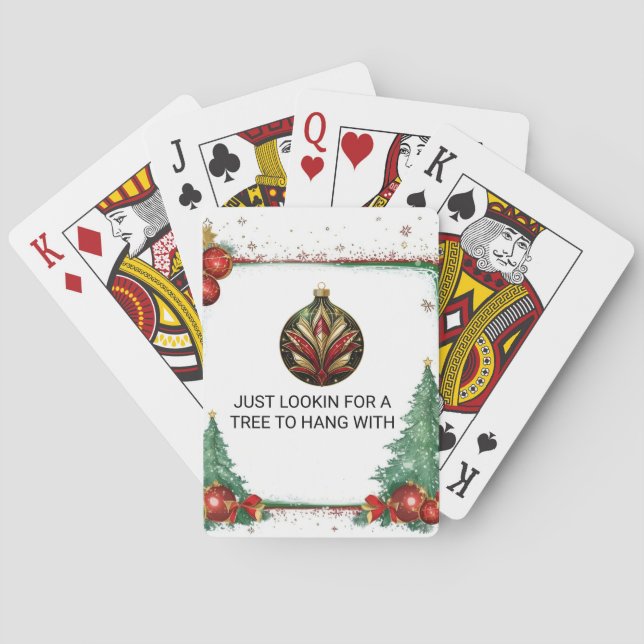 Jag vill bara att en Träd ska stanna med Casinokort (Baksidan)