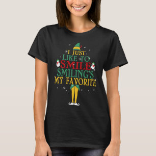 Jag vill bara att Smile Smiling är min favoritjulk T Shirt
