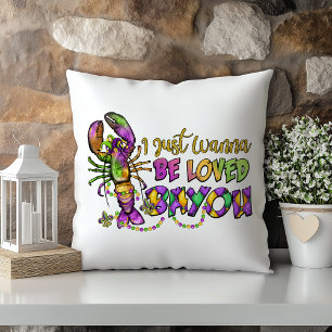 Jag vill bara bli älskad Bayou You Louisiana Kudde