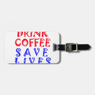 Jag vill bara dricka kaffe bagagebricka