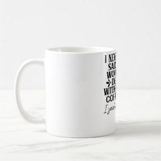 Jag vill bara dricka kaffe och äta min hundLusnyj Kaffemugg