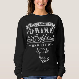 Jag vill bara dricka kaffe och äta mitt t shirt