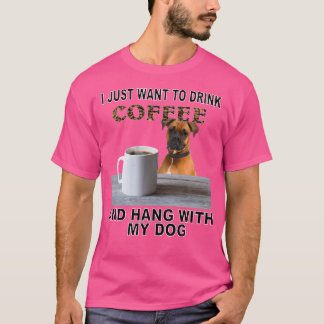 Jag vill bara dricka kaffe och hålla min boxer t shirt