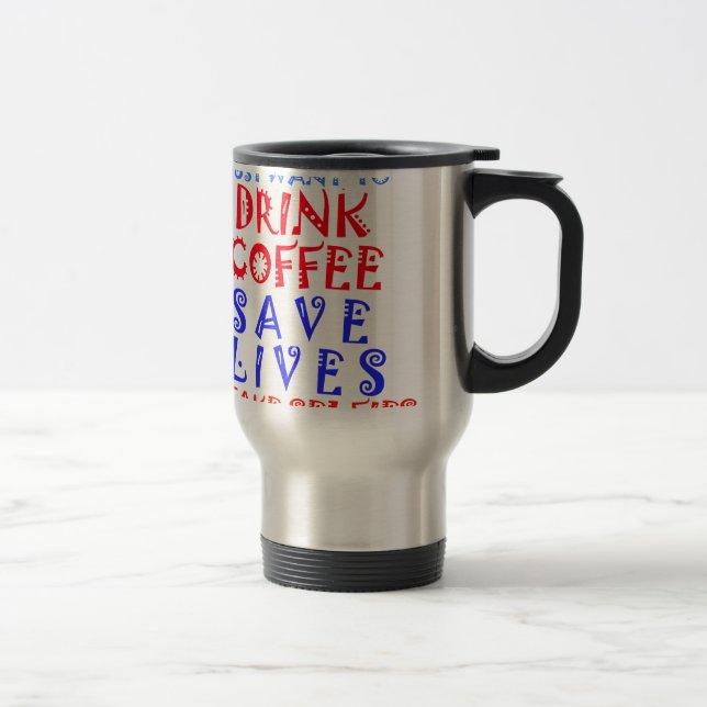 Jag vill bara dricka kaffe resemugg (Höger)