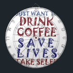 Jag vill bara dricka kaffe Spara liv Piltavla<br><div class="desc">Energiera ditt utrymme med vår "Jag vill bara dricka kaffe, Spara Lives och ta hand om dina egna" feta textutskrift. Fyll i ditt hem eller kontor med en liten bit humor och motivation genom vår "Jag vill bara dricka kaffe, Spara Lives & Take Seleves" fet textutskrift, som finns på Achempongs...</div>