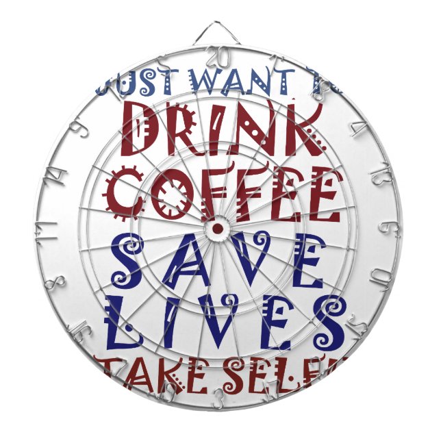 Jag vill bara dricka kaffe Spara liv Piltavla (Framsidan)