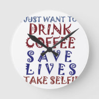 Jag vill bara dricka kaffe Spara liv