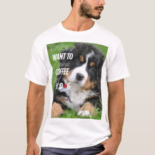 Jag vill bara dricka.. Modern Anpassningsbar Pet P T Shirt