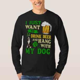 Jag vill bara dricka öl och hålla kvar min Underba T Shirt