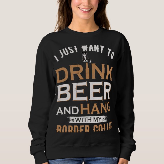 Jag vill bara dricka öl och hålla mig med Gräns T Shirt (Framsida)