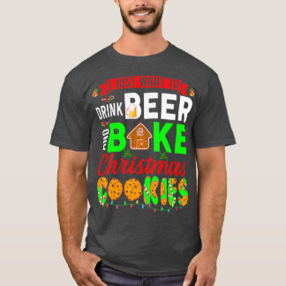 Jag vill bara dricka öl och kasta jul t shirt