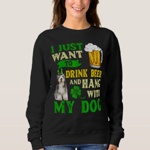 Jag vill bara dricka öl och stanna med gamla motor t shirt