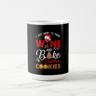 Jag vill bara dricka vin Kakor av gräddgummi Kaffemugg