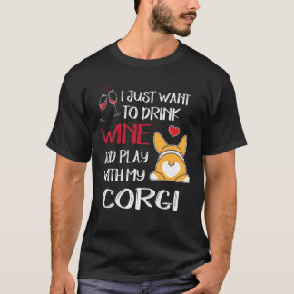 Jag Vill Bara Dricka Vin T Shirt