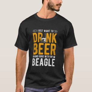 JAG VILL BARA DRYCKA BÖR OCH HANG MED MIN BAGE T SHIRT
