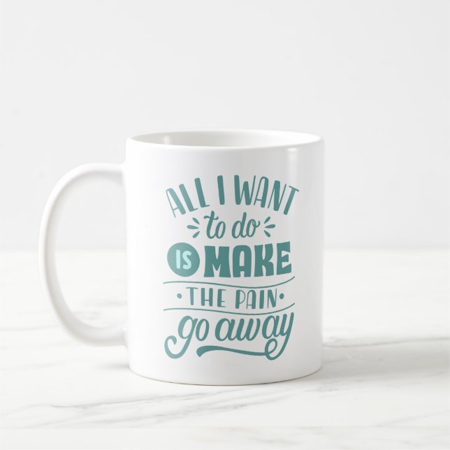JAG VILL BARA GÖRA SMÄRTAN BORT KAFFEMUGG (Vänster)
