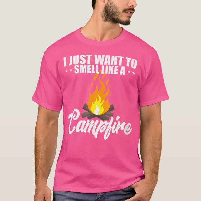 Jag vill bara gråta som en Campin T Shirt (Framsida)