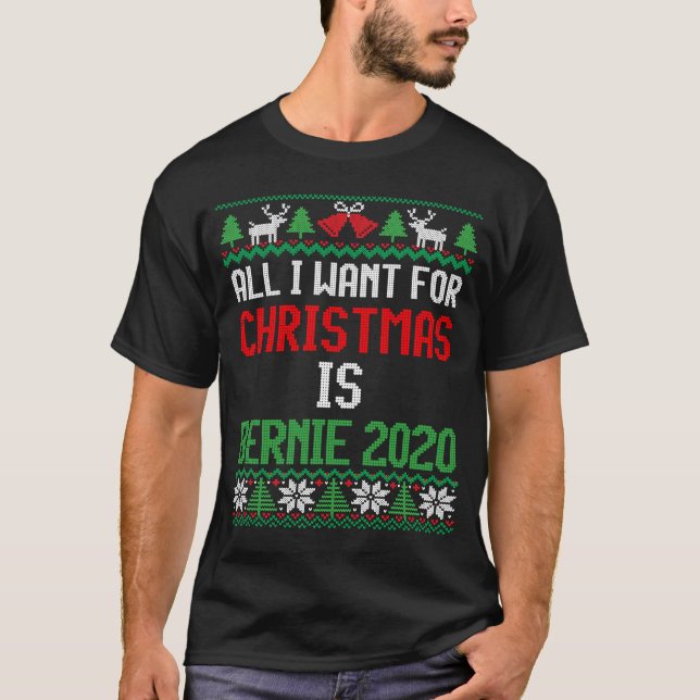 Jag vill bara ha Bernie 2020 Bernie San. T Shirt (Framsida)