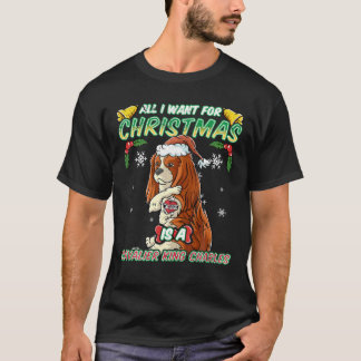 Jag vill bara ha en Kung-Charles-spanjor T Shirt
