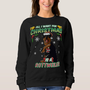 Jag vill bara ha en Rottweiler Santa Cla. T Shirt