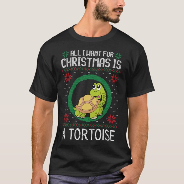 Jag vill bara ha en sköldpadda. t shirt (Framsida)