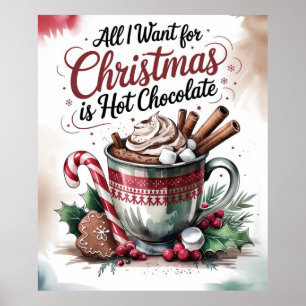 Jag vill bara ha hett choklad. poster