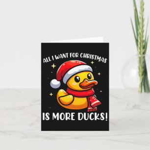 Jag vill bara ha mer Anka i julklapp. Kort