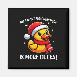 Jag vill bara ha mer Anka i julklapp. Magnet