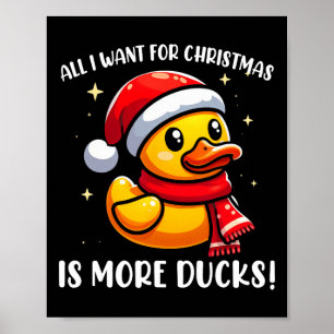Jag vill bara ha mer Anka i julklapp. Poster