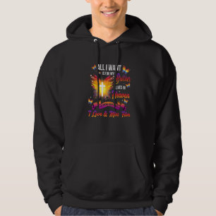 Jag vill bara ha mina bröder i himlen Kärlek Hoodie