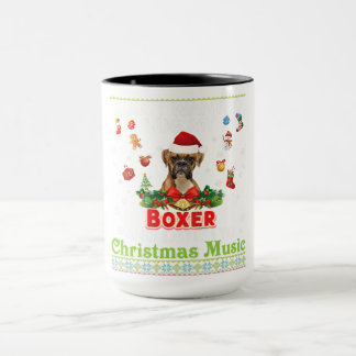 Jag vill bara hugga min Boxer Hund Julafton Gift Mugg
