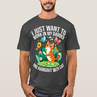 Jag vill bara jobba i min trädgård och hänga med t shirt