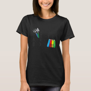 Jag vill bara jobba i min trädgård och läsa Bokar T Shirt