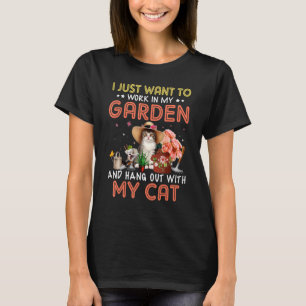 Jag vill bara jobba i min trädgård och vara med t shirt