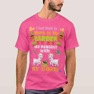 Jag vill bara jobba i min trädgård och vara med t shirt