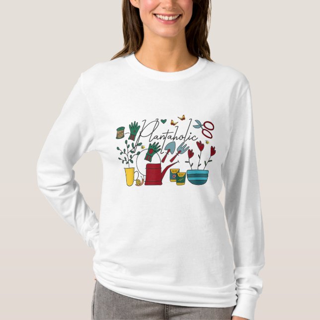 Jag vill bara jobba i Plantersignalen T Shirt (Framsida)