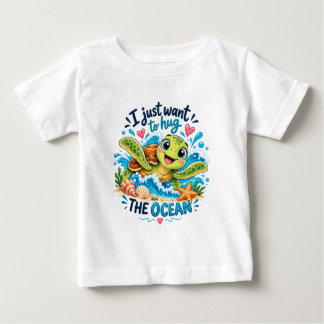 Jag vill bara krama havet t shirt