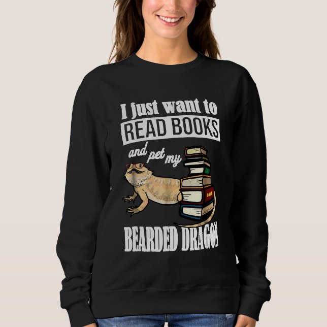 Jag vill bara läsa Bokar T Shirt (Framsida)