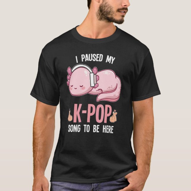 Jag vill bara lyssna på K Pop Sydkorea... T Shirt (Framsida)