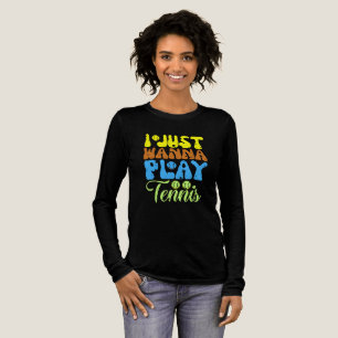 Jag vill bara spela tennis t shirt