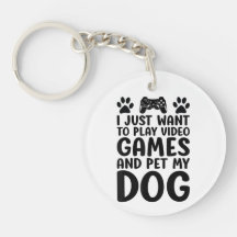 Jag vill bara spela videospel och passa min Hund