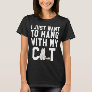 Jag vill bara stanna med min turkiska Van Cat T Shirt