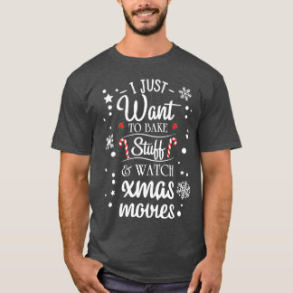 Jag vill bara ta Saker och titta på Julafton filme T Shirt